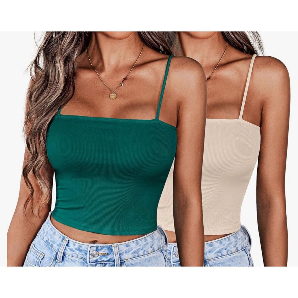 Pair of 2 Crop Tank/Cami Tops